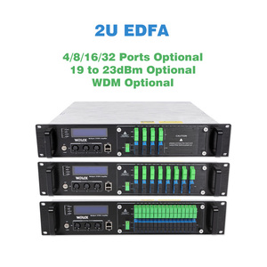 1550nm MiNiCATV光アンプWDM48ポート23db19dbmケーブルTVEDFA、RF入力付き - Product Image 4