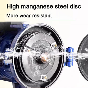小麦穀物グラインダー家庭用/商業用多機能ミニミルドライおよびウェットコーン用ソルガム米粉フライスマシン - Product Image 2