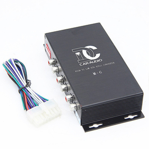 Convertidor de audio de alta calidad de fabricante, adaptador adicional, nivel de señal de altavoz a bajo Rca, convertidor de audio alto a bajo - Product Image 1