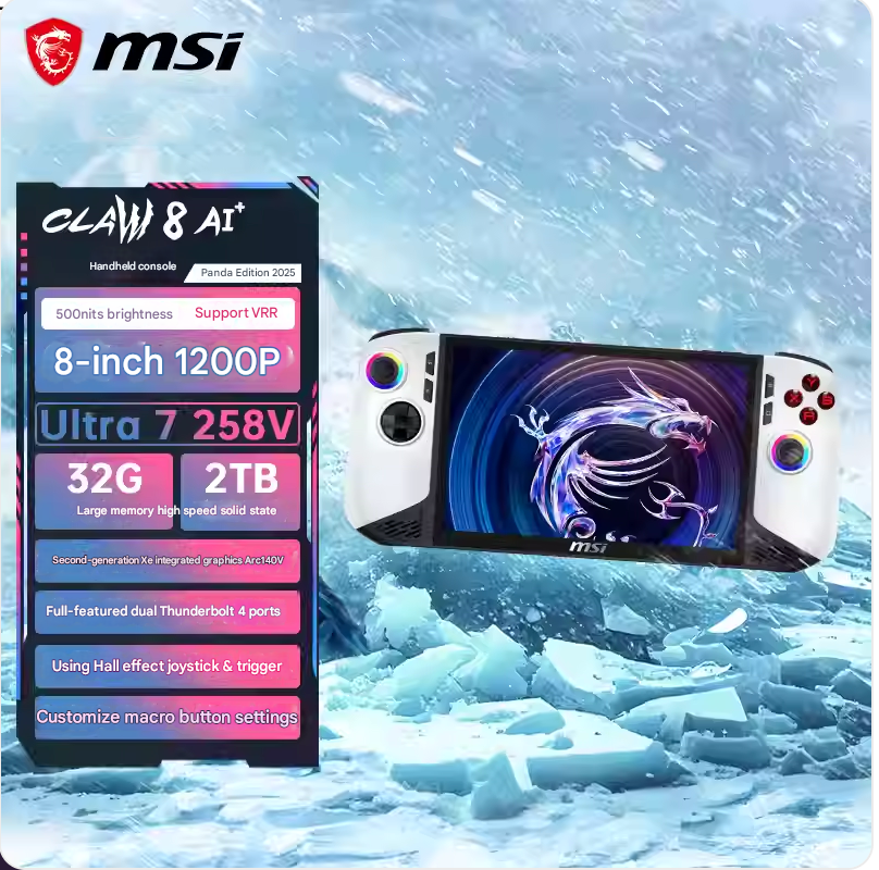 Claw8-070/Ultra7-258V/32GB+2TB/8inch FHD