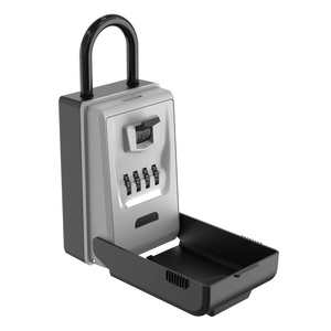 Online Sell Hanger Key Storage <strong>Lock</strong> <strong>Box</strong> with Hook LED Light Smart Combination Key <strong>Box</strong> Code <strong>Lock</strong> Zinc Alloy Outdoor Key <strong>Lock</strong> <strong>Box</strong> - Product Image 1
