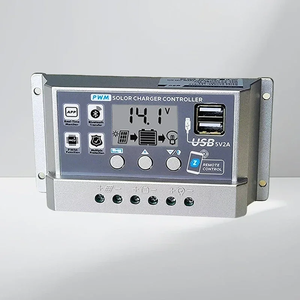 Контроллер заряда солнечной батареи с Wi-Fi, Bluetooth, PWM, 10А, 30А, 60А, 12В, 24В - Product Image 1