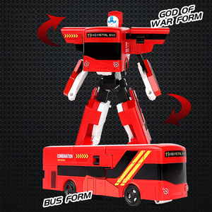 Erkek oyuncak deformasyon savaş deformasyon alaşımlı otobüs 3 in 1 dönüşüm robot - Product Image 3