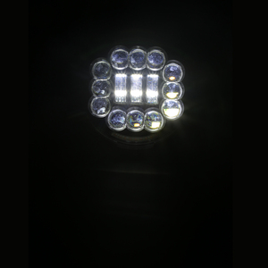 Oto ve motosiklet parçaları siyah 7 inç 85w Led yuvarlak far DRL ile - Product Image 4