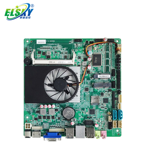 ELSKY Core i5 5th gen 5200U/5300U çift çekirdek 2.0GHz DDR3 EDP mini itx anakart fcpga946 soket gömülü çin sıcak - Product Image 1