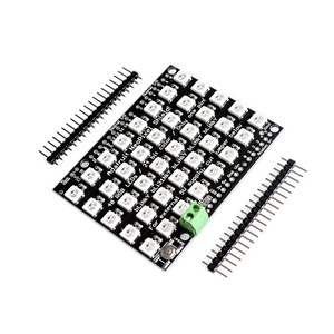 40 bit RGB <strong>LED</strong> WS2812 <strong>Pixel</strong> <strong>Matrix</strong> Shield - Product Image 1