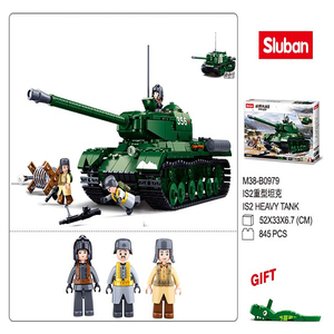 Sluban ชุดอาคารบล็อกทหาร M38-B0979 IS2รถถังหนักเอมี่ชุดก่อสร้างบล็อกคอลเลกชันของเล่นของขวัญ - Product Image 4