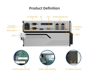 Codesys Based Box PC Edge Box Computadora industrial EtherCAT con interfaces de máquina humana y accesorios de PC industriales - Product Image 3