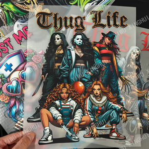 عالية الجودة الحديد على نقل تصاميم نقل Dtf جاهزة للضغط نقل الطباعة مخصص نقل الحرارة ملصق للتيشيرتات - Product Image 2