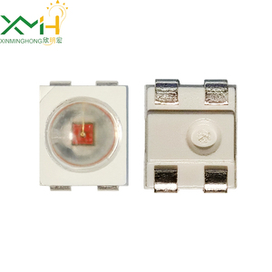 60mA ส่องสว่างสำหรับยานยนต์หลอดไฟ LED PLCC-4 3528สีเหลือง SMD LED พร้อมไดโอดเลนส์โดมมุมเล็ก0.2W - Product Image 4