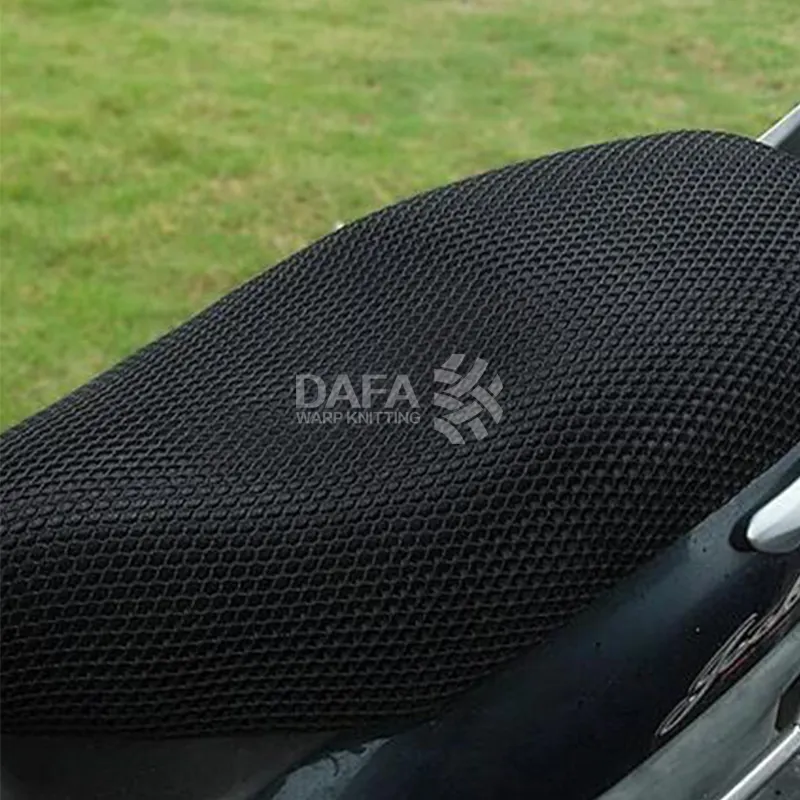 Venta caliente 3D cubierta de asiento de motocicleta de malla transpirable 3D de malla de aire la motocicleta amortiguador