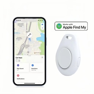 MFI认证应用控制实时位置跟踪防丢失设备钥匙查找器制造耐用塑料智能迷你全球定位系统跟踪器 - Product Image 1