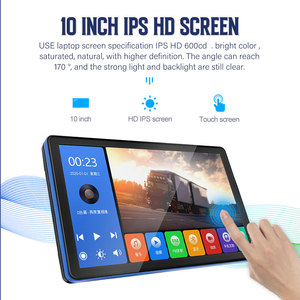 4Ch Split Display 1080P 720P 10.1inch 2.5D <strong>HD</strong> Voice Control Touch Screen Vehicle Monitoring Display Monitores Lcd - Product Image 3