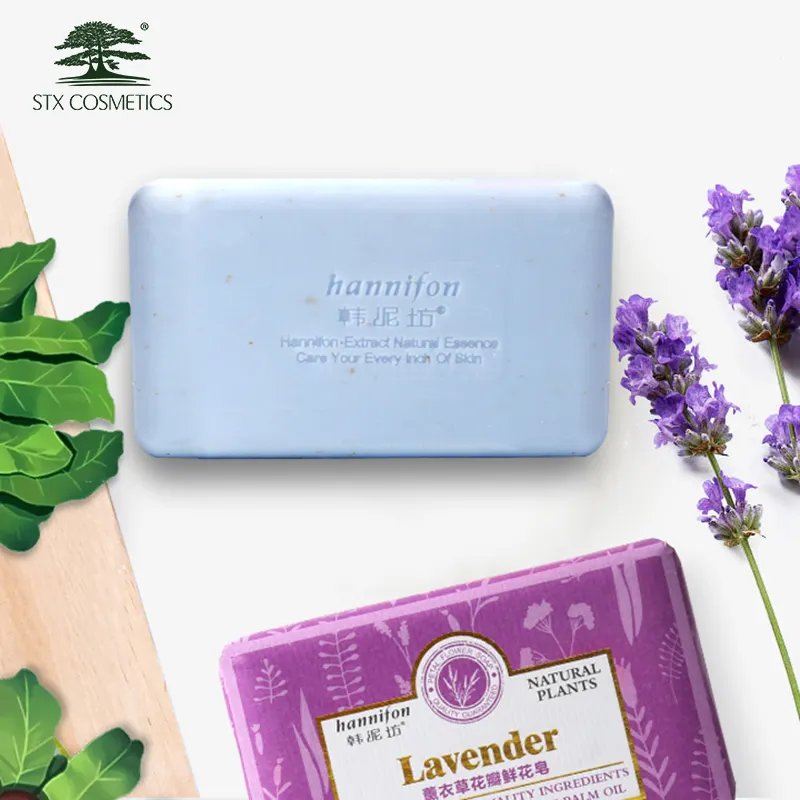 Vente chaude Chine marque naturelle lavande savon de toilette de bain