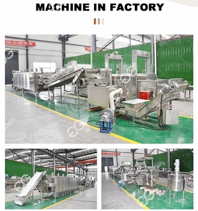Yüksek kapasiteli fındık tereyağı işleme fabrika ekipmanları gevrek çikolata badem tereyağı yapma makinesi