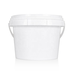 Körpercreme-Butter-Glas Eiskrembehälter flüssigkeit Lebensmittelqualität PP-Kunststoff mit Deckeln runder Eimer mit Griff 0,5 L 0,75 L 0,9 L 1 L
