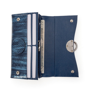 High Quality Latest Design Snake Pattern Long Ladies <strong>Wallet</strong> With Elegant Design Style Credit Cards Holders - Product Image 4