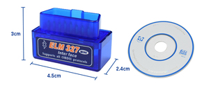 Mini Elm327 V2.1 OBD2 Scanner adattatore per Auto strumento diagnostico per analizzatore motore e controllare il lettore di codici luce del motore - Product Image 6