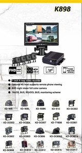 7 pulgadas 4G GPS Camión que rodea la vista de pájaro cámara de monitoreo de seguridad Vista trasera Cámara de respaldo y sistema de kit de monitor - Product Image 5