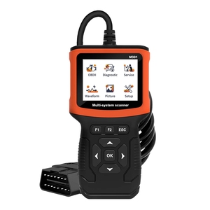 M301车载诊断2扫描仪实时诊断汽车故障检测器OBD II EOBD读取器汽车诊断工具通用 - Product Image 1