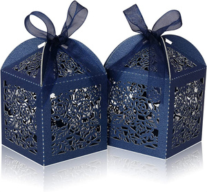 Tinh Tế Bướm Thiết Kế Sang Trọng Ủng hộ Đám Cưới Hộp Ngọt Ngào Quinceanera Quà Tặng Kẹo Hộp Bao Bì Cho Đảng - Product Image 3