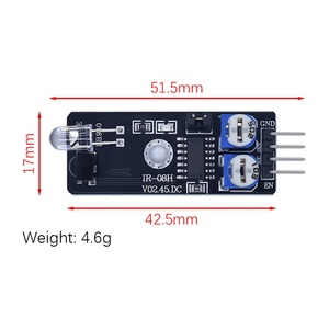 Módulo de Sensor de evasión de obstáculos infrarrojo IR de 4 pines, Robot de coche inteligente Diy KY032, 1 unidad