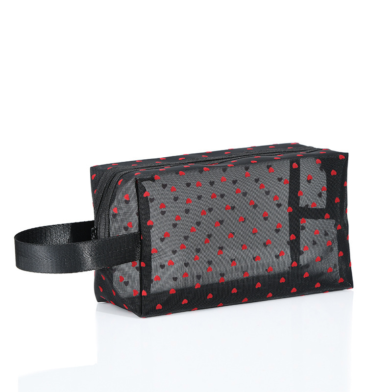 Yan xuan 05# black net red love portable square