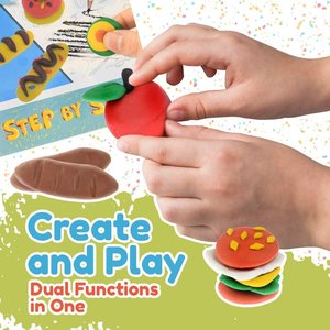 ליצור משלך מזון מחקי-DIY חימר מלאכת ליצור מיני מזון ובעלי חיים מחקי בבית מקדם יצירתיות