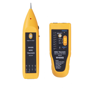 LEDとイヤホンを備えたネットワークとブレークポイント用のRJ45RJ11多機能電気ワイヤートラッカーケーブルトレーサーワイヤーテスター - Product Image 5