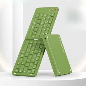 Teclado plegable BT inalámbrico portátil para tableta IOS/Android/Windows, teclado portátil para teléfono móvil, accesorios para computadora - Product Image 1