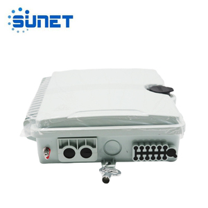 Caja de distribución de fibra óptica de 12 núcleos 4G/5G/WiFi Puerto compatible Terminal FTTH Panel de conexión de fibra Infraestructura de red - Product Image 5