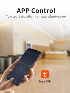 3 Gang 3 Way APP дистанционное управление трехполосный выключатель света в стене wifi - Product Image 6