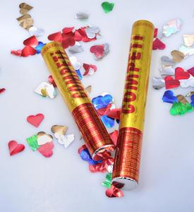 誕生日の結婚披露宴の性別披露ポッパー紙吹雪キャノン販売のための紙吹雪シューター紙吹雪キャノンゴールデン - Product Image 3