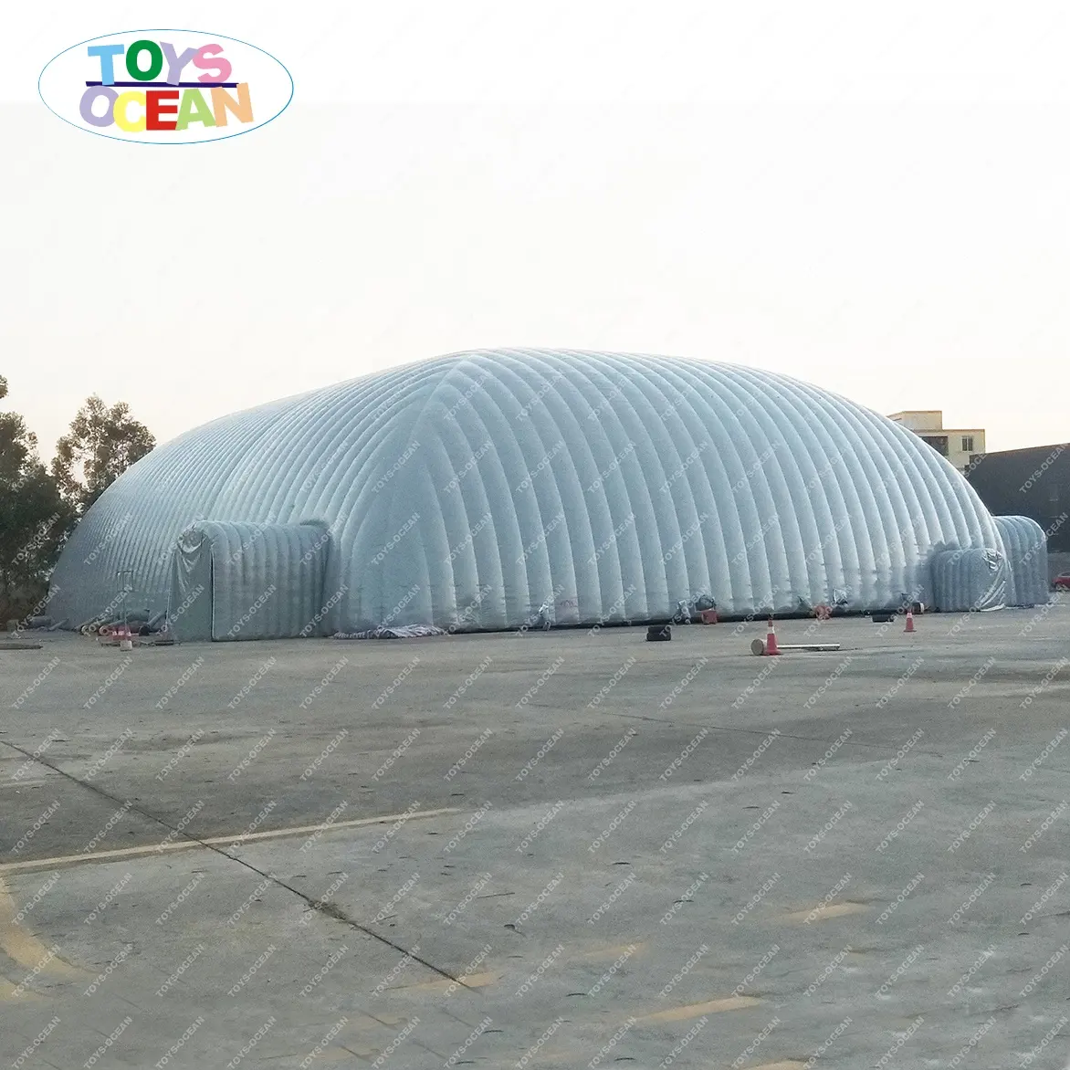 Enorme di stoccaggio all'aperto di calcio Gonfiabile air dome per lo sport evento rifugio