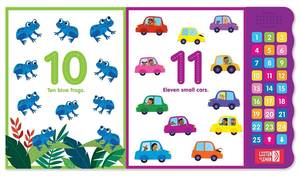 Superventas Let's Learn 123, libro de tablero de sonido para niños, audiolibro educativo interactivo - Product Image 5