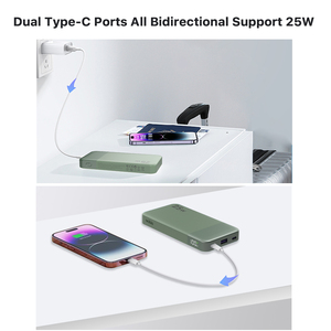 <strong>Factory</strong> Wholesale New Arrival Portable 25W 10000mAh 3 <strong>Output</strong> Power Bank Waterproof Design Best Price Compatible Variety <strong>Devices</strong> - Product Image 4