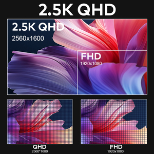 2.5K Dual Pc <strong>Monitor</strong> Extended <strong>Monitor</strong> for Laptop Portable Laptop <strong>Monitor</strong> Portable Triple Screen Easy to Carry Folding Design - Product Image 3