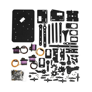 Montage der Acryl maschine Roboterarm mit MG90S Metall getriebes ervo für Roboter DIY