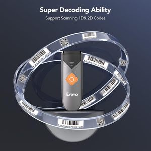 Eyoyo 1D 2D 3-en-1 Mini portátil inalámbrico Usb con cable Bluetooth Qr Code Reader Inventario Barcode Scanner para Android OS - Product Image 3