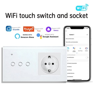 适用于Tuya 146型智能WIFI组合开关Alexa语音兼容性多开多控欧盟插头10A 240V家用 - Product Image 5