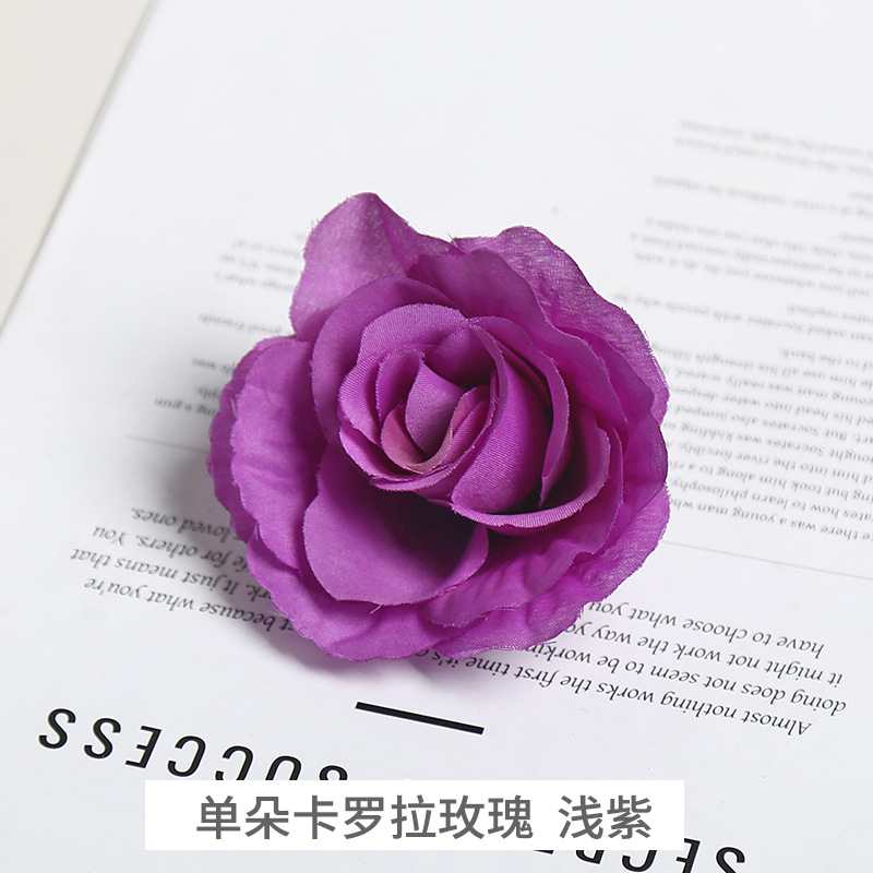 Rose corolle simple violet clair