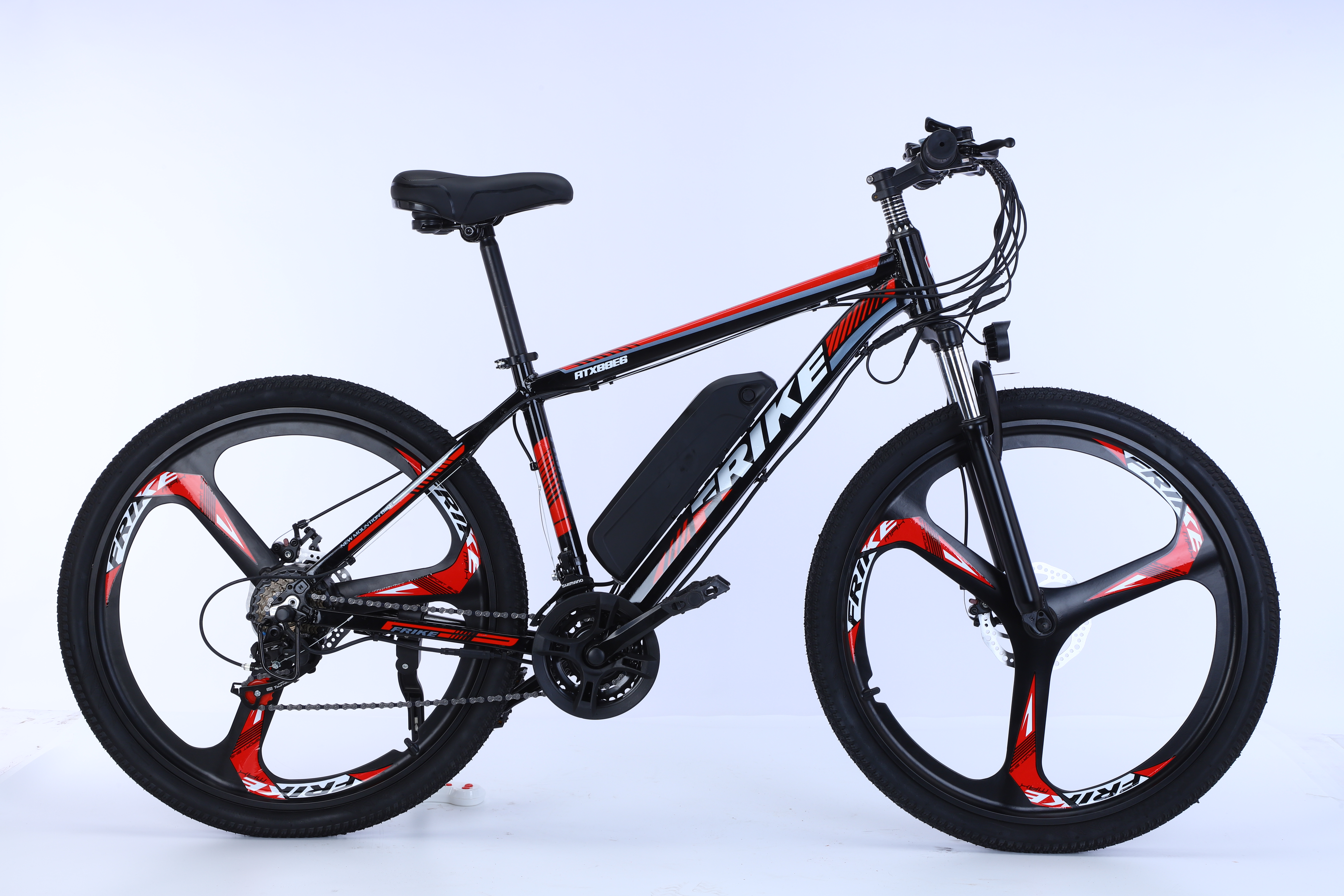 250W Red Lithium Battery Bike