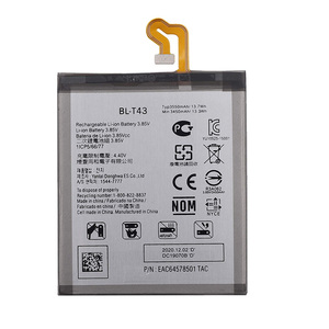LG G8S ThinQ LMG810 100% LMG810EAW cep telefonu pil için LM-G810 orijinal Li-ion şarj edilebilir BL-T43 pil