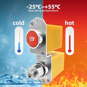 BENLEE design semplice impermeabile rotativo chiave E-Stop rotativo esterno IP65 interruttore di arresto di emergenza box a pulsante - Product Image 5