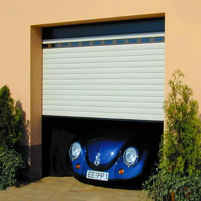 TOMA de persianas de seguridad enrollables, puerta enrollable eléctrica automática para garaje