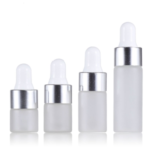 サンプルバイアルミニ1ml2ml3ml5mlエッセンシャルオイルフロストガラスドロッパーアロマ液体ドロップピペットボトル香水 - Product Image 2
