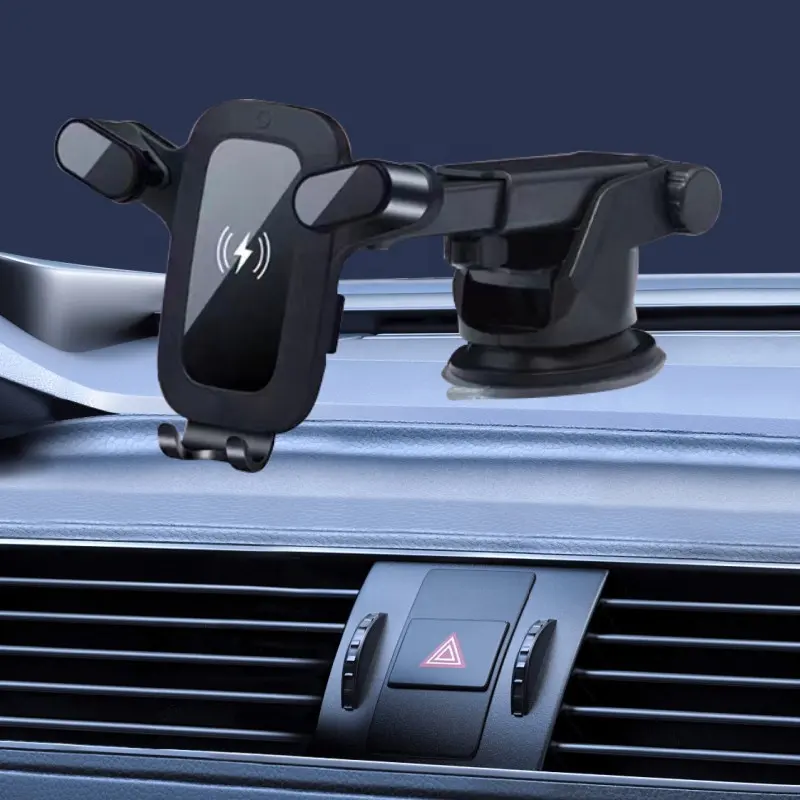 Hotriple F3 haute qualité ventouse 15W support de voiture sans fil Support de téléphone portable tableau de bord support de voiture support de téléphone portable