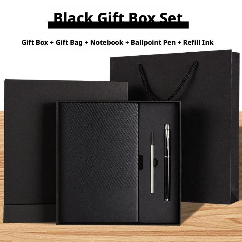 Business black + signature pen + gift box