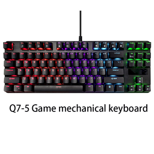 Logotipo personalizado 87-Key True Mechanical Blue Axis Interfaz USB Teclado para juegos de computadora multifuncional - Product Image 6