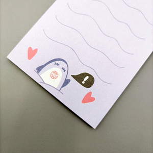 Bloc de notas personalizado de alta calidad, bonito diseño de línea Horizontal, blocs de notas extraíbles de papel compensado grueso para uso en la Oficina y la escuela - Product Image 3